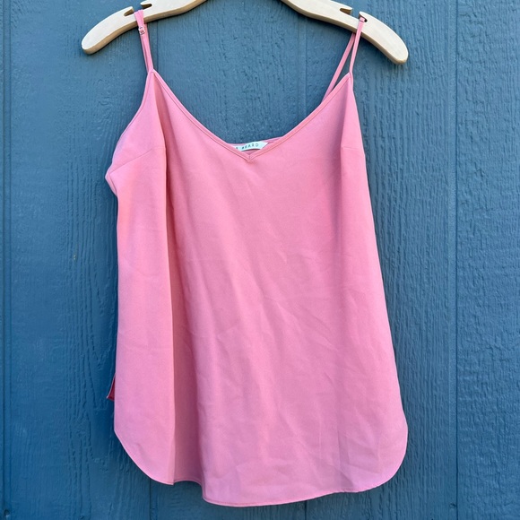 Veronica Beard Silk Cami Tank Pink Size Medium - Picture 2 of 8